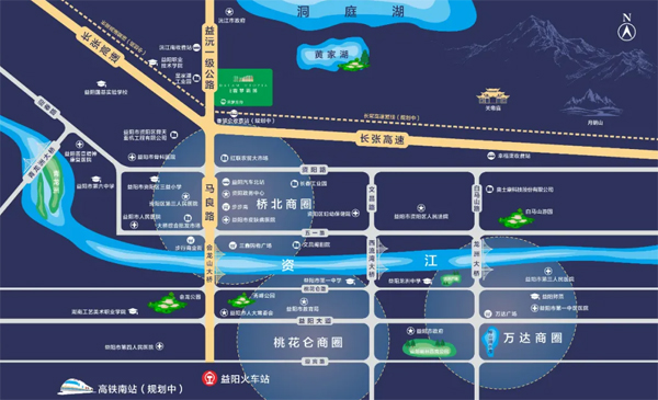 在益阳有一个独特而迷人的地方——雲梦新城