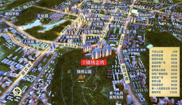 锦绣金湾城芯墅级小高层：40%绿化率，优惠活动诚意满满