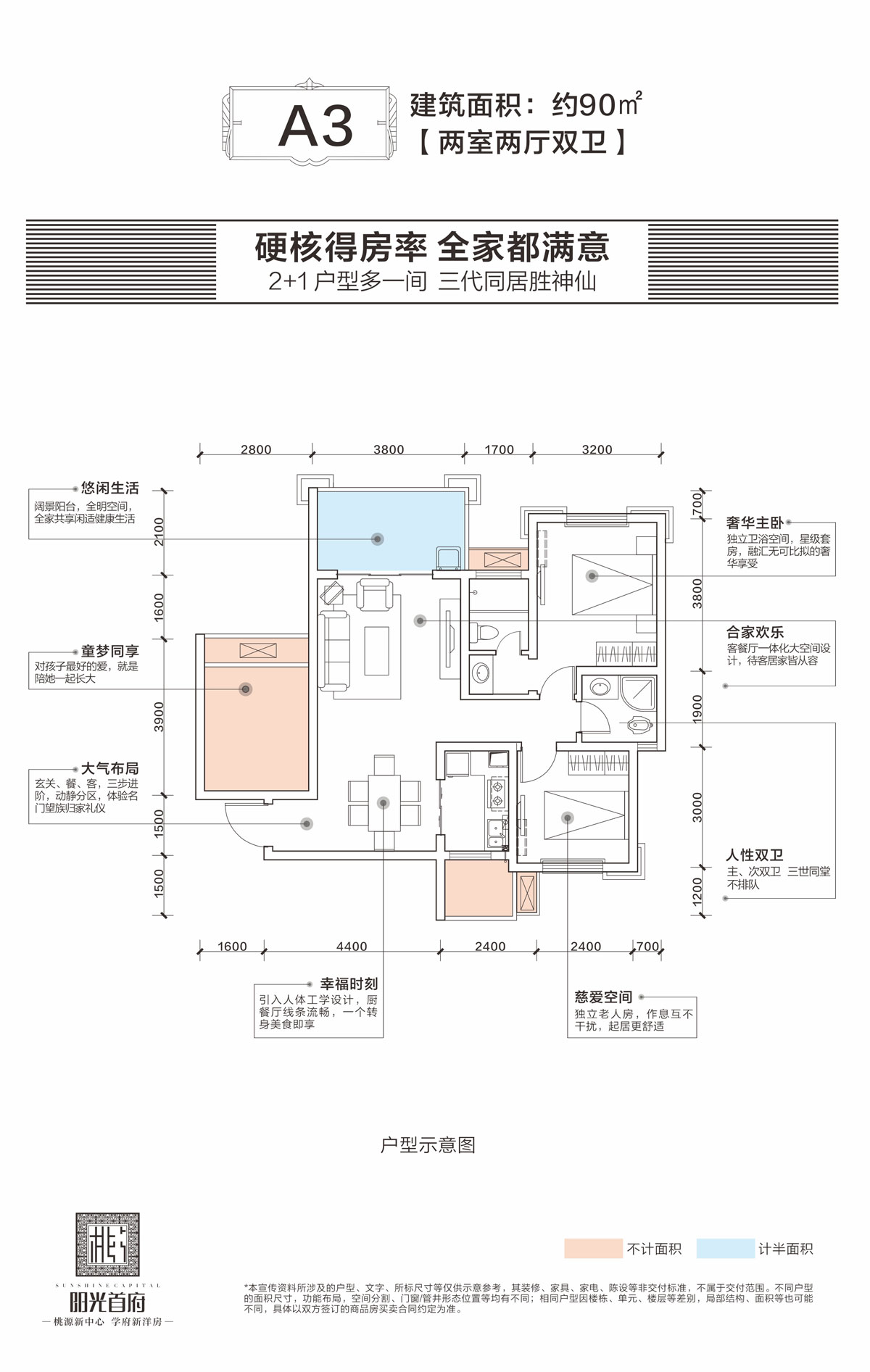 桃源县阳光首府A3户型