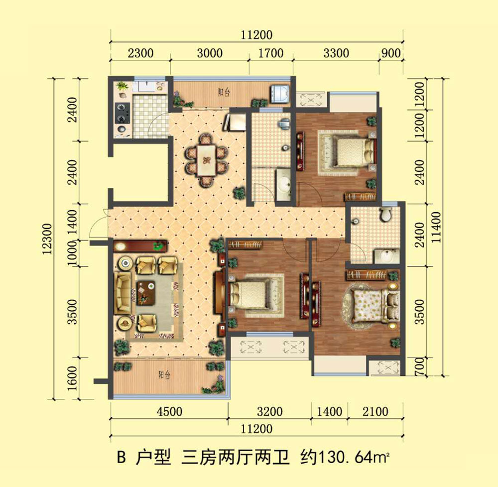 桃源县幸福公园B户型