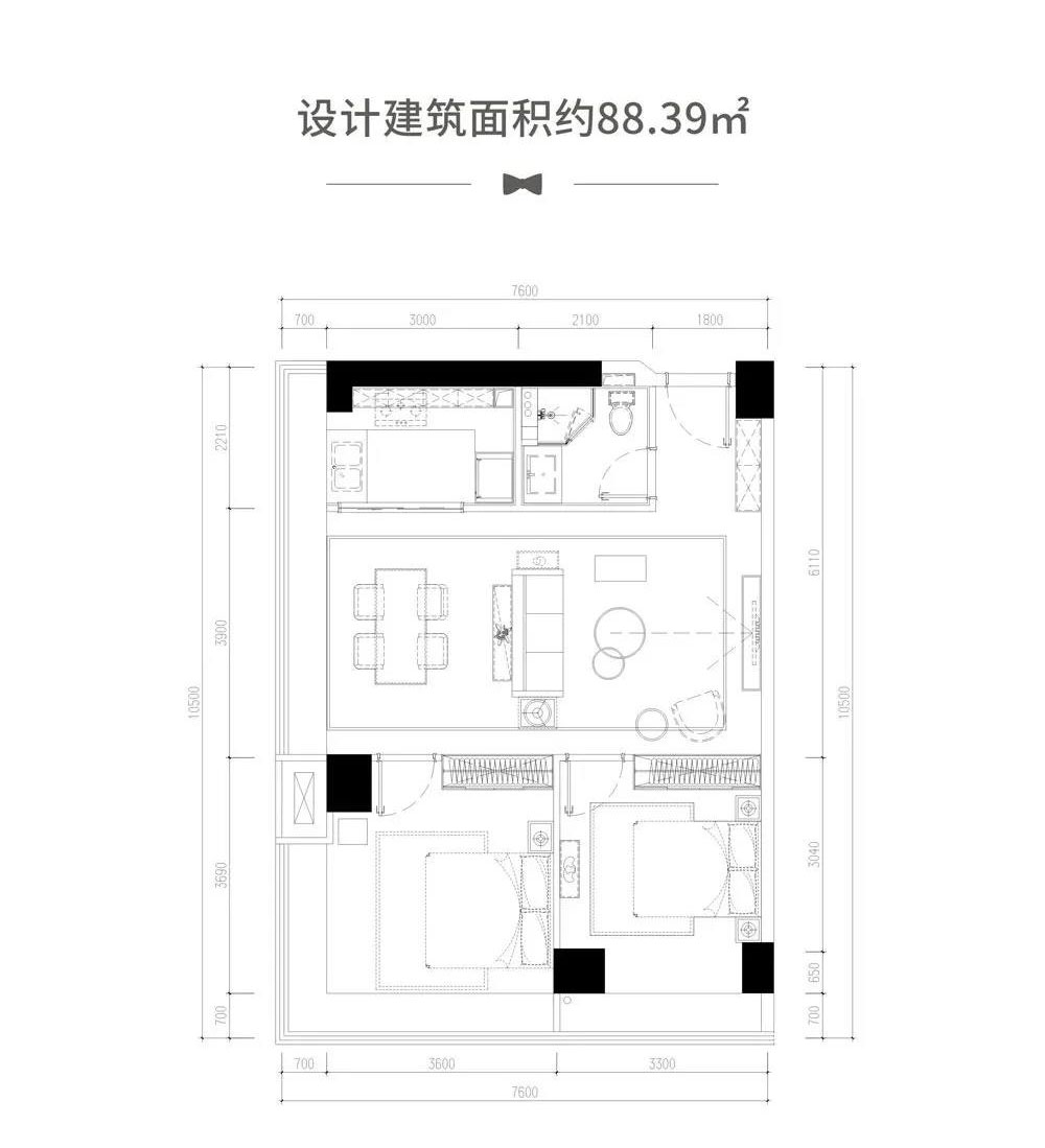 高新区宝基广场J户型