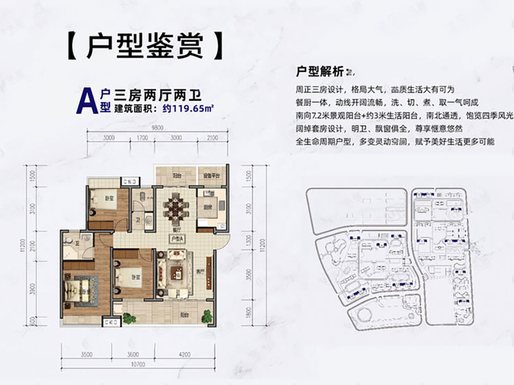 平江县御城新天地A户型