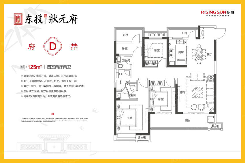 雁峰区东投状元府D户型