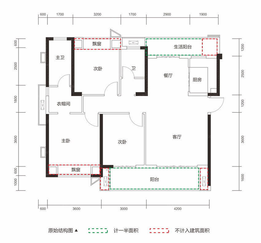 石鼓区万江北宸之光D1户型