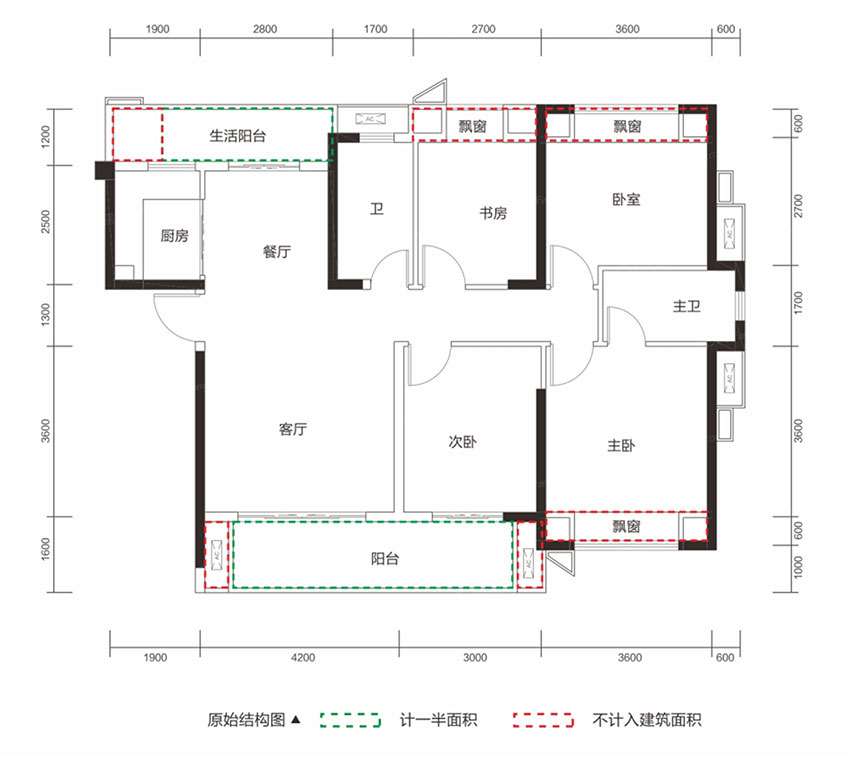 石鼓区万江北宸之光E户型