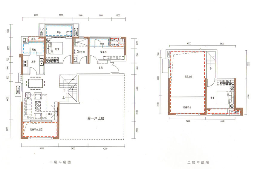 蒸湘区弘阳昕悦府复式A2户型