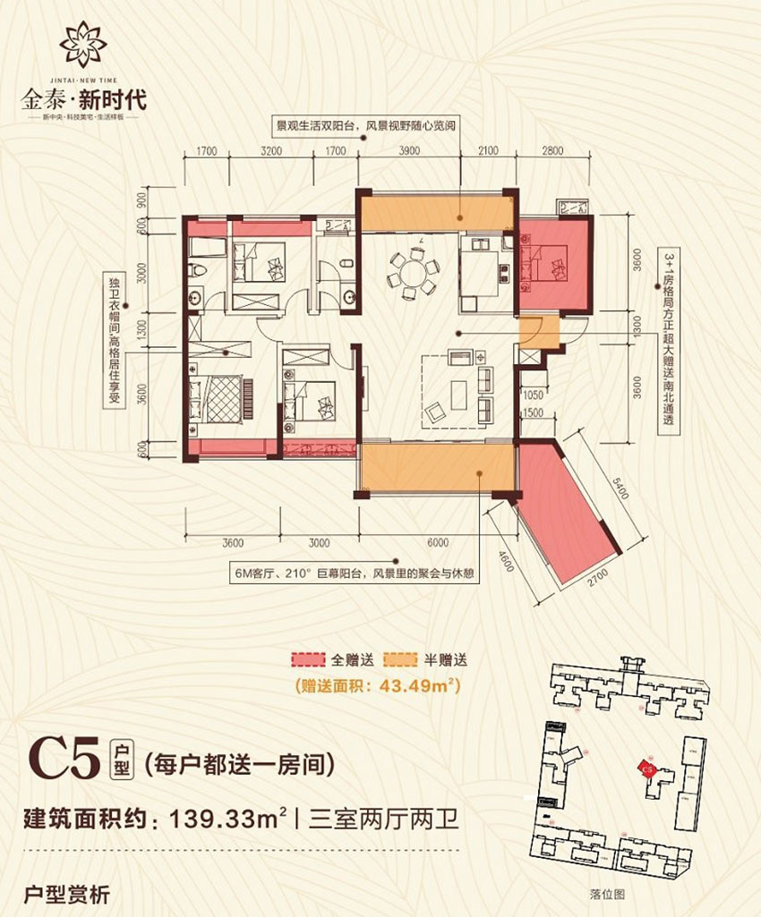 祁东县金泰新时代C5户型