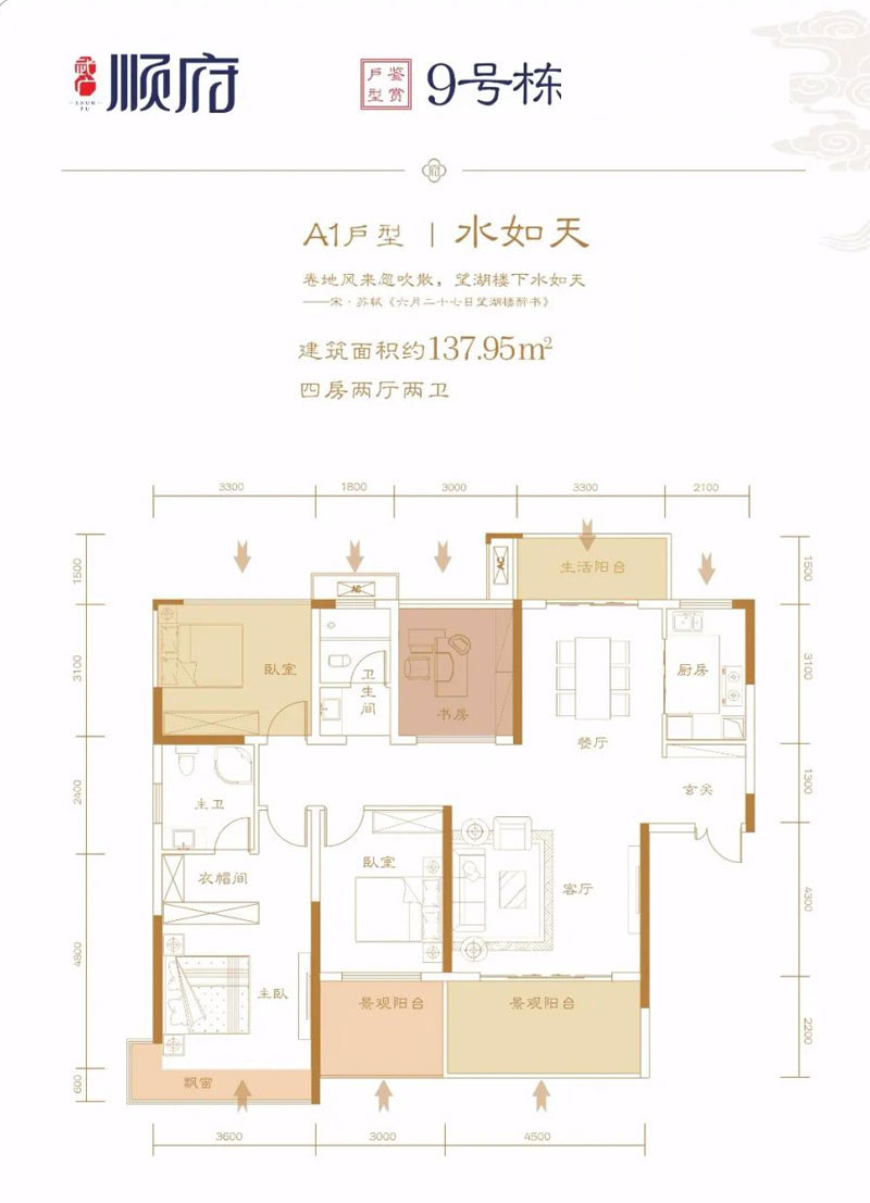 耒阳市顺府A1户型
