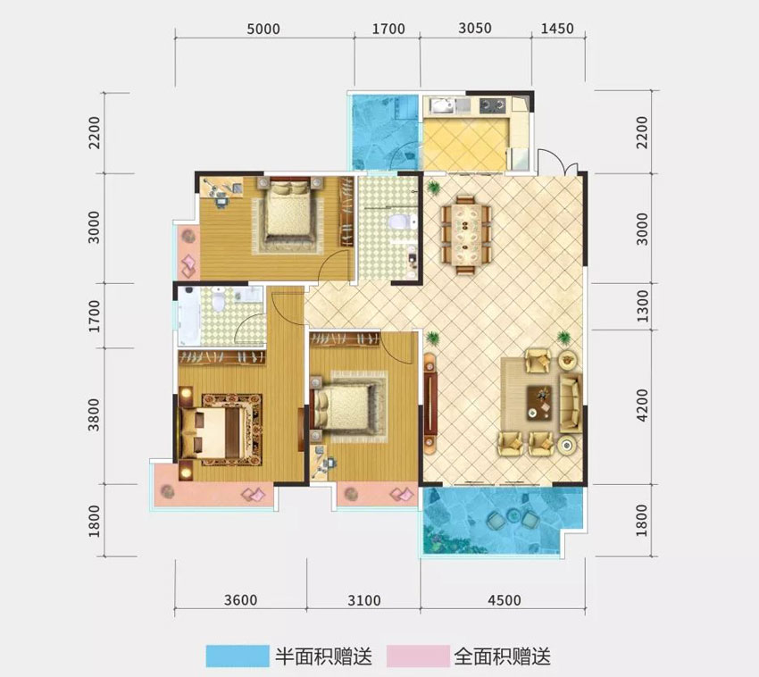 耒阳市会铭御龙府A户型