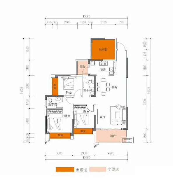 耒阳市万顺壹品B户型