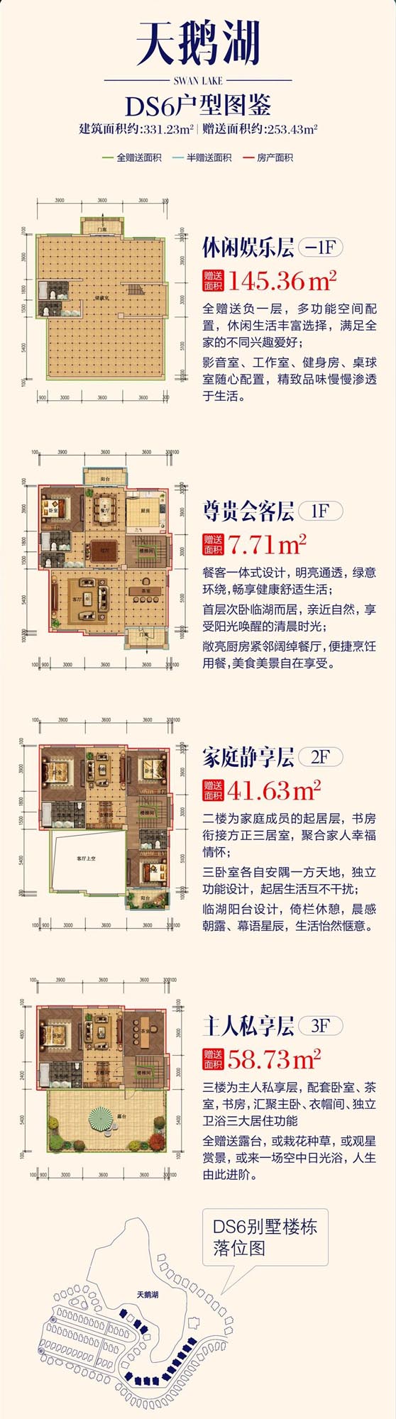 汝城县天使小镇别墅DS6户型