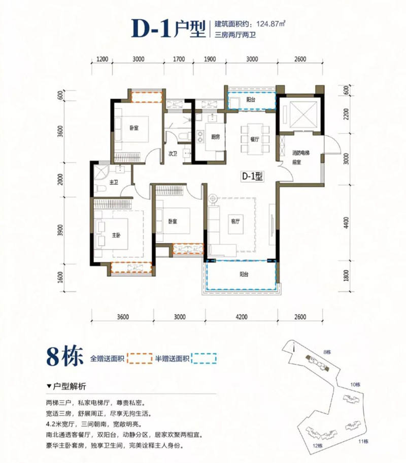 宜章县盛德华府D-1户型