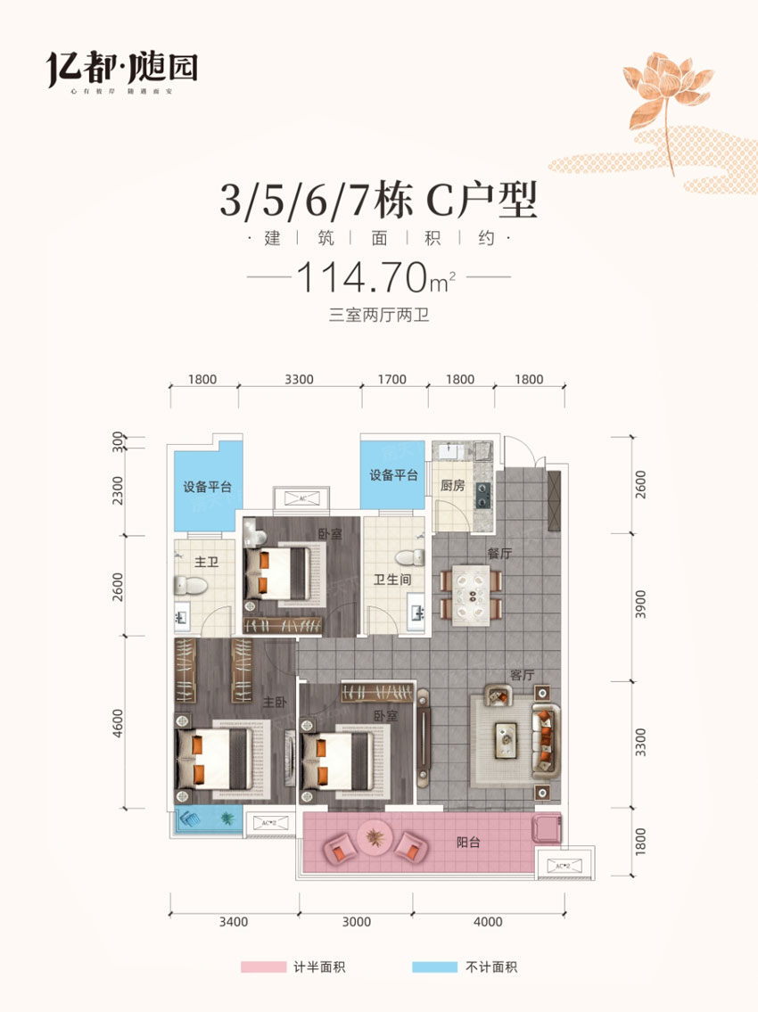 株洲市亿都随园C户型