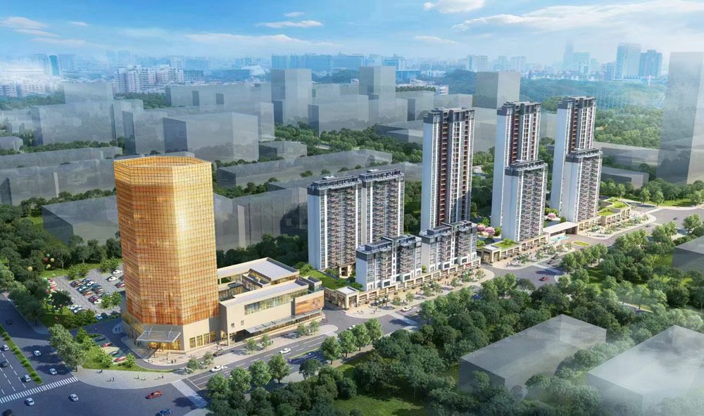 汉寿县林宸广场实景图