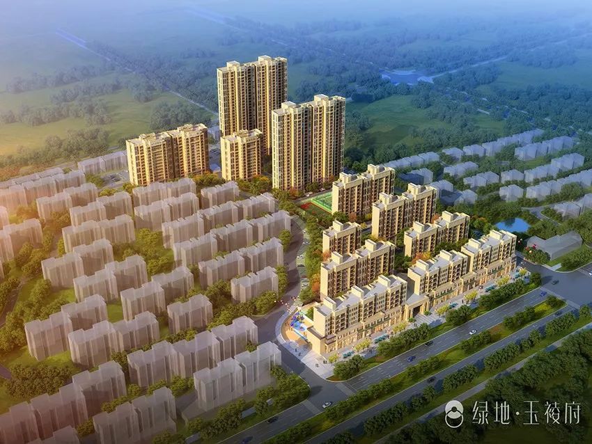 资阳区绿地玉裬府实景图