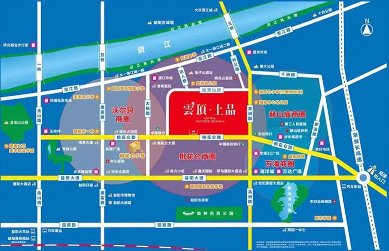 赫山区云顶上品区位图