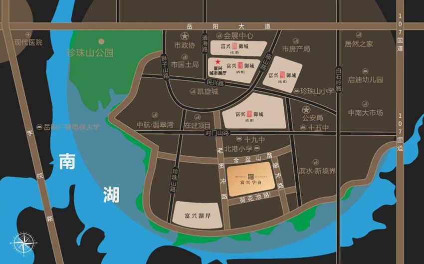 岳阳楼区富兴御城效果图