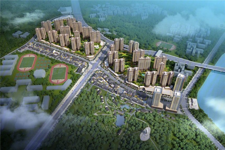临湘市万象新城区位图