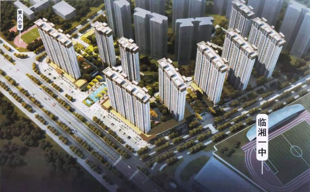 临湘市剑桥郡区位图
