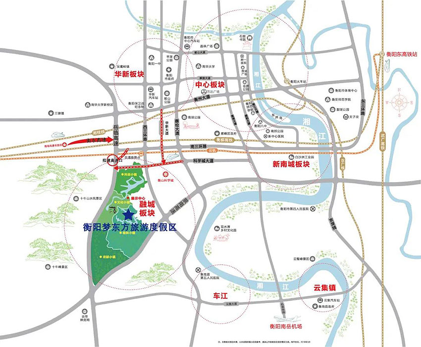 衡南县天澜美好生活社区区位图