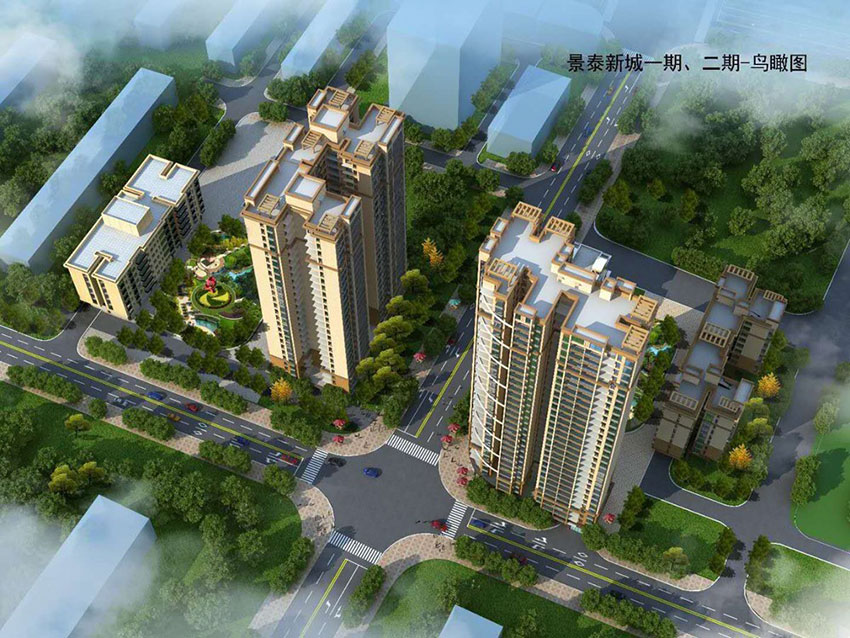 祁东县景泰新城实景图