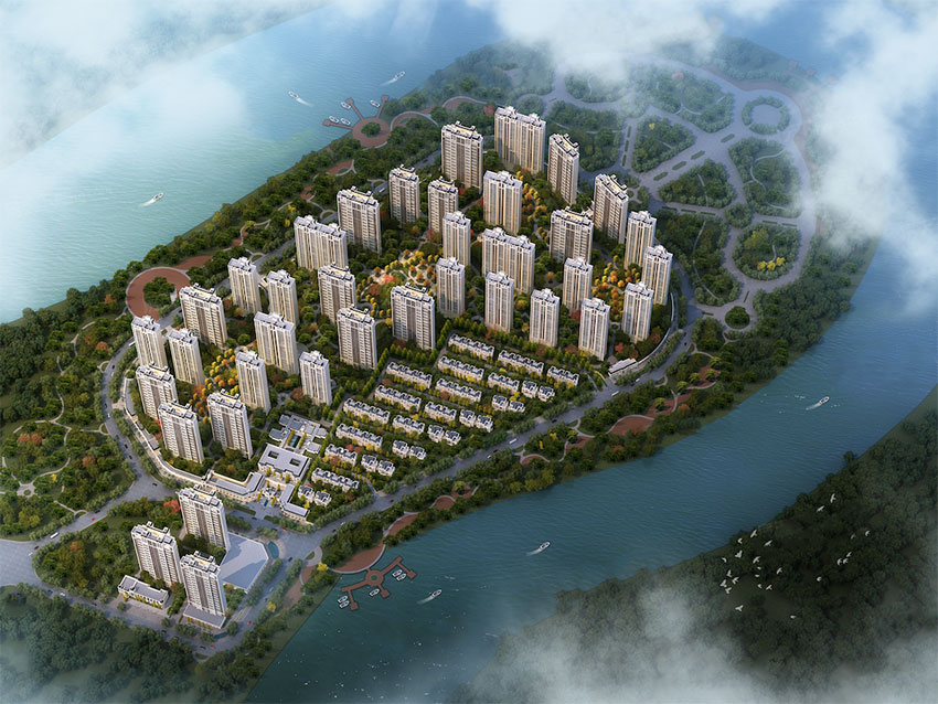 耒阳市华毅半岛效果图