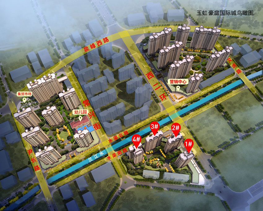 常宁市玉虹豪庭国际城区位图
