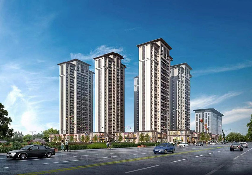 常宁市紫郡府效果图