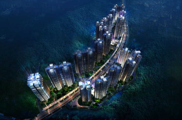 北湖区云鼎天阙实景图
