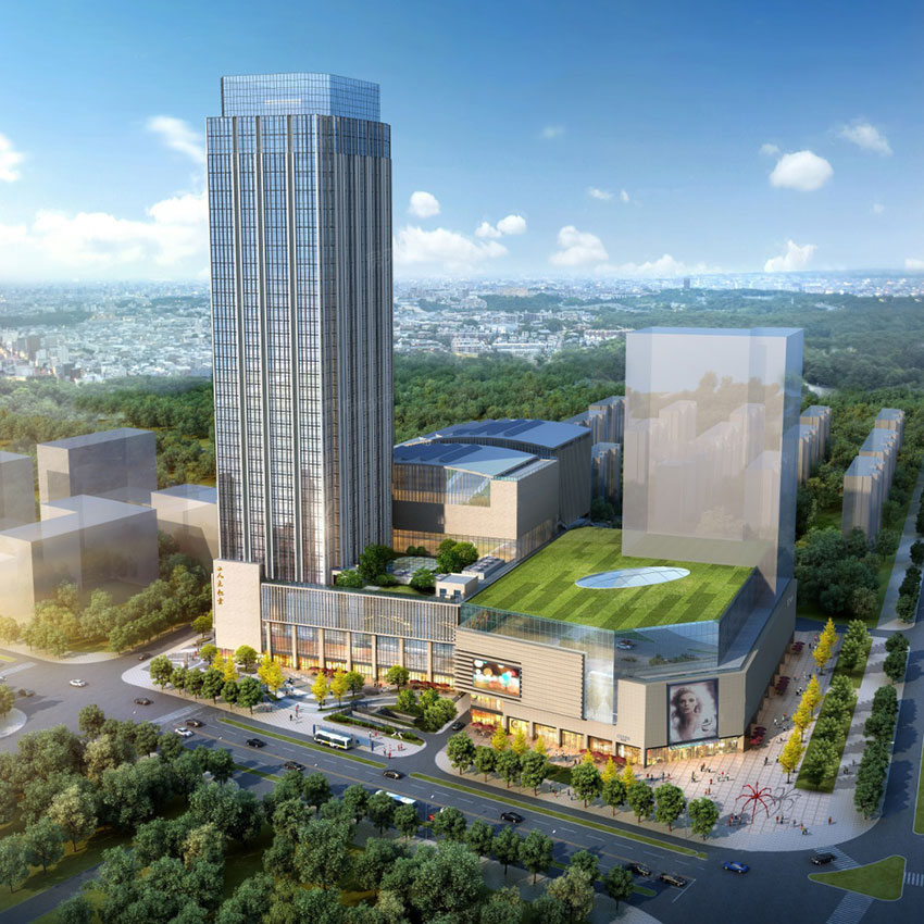 株洲市汇文中心效果图