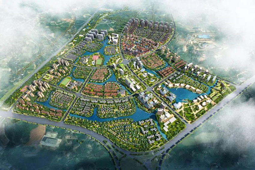 株洲市绿地21城实景图