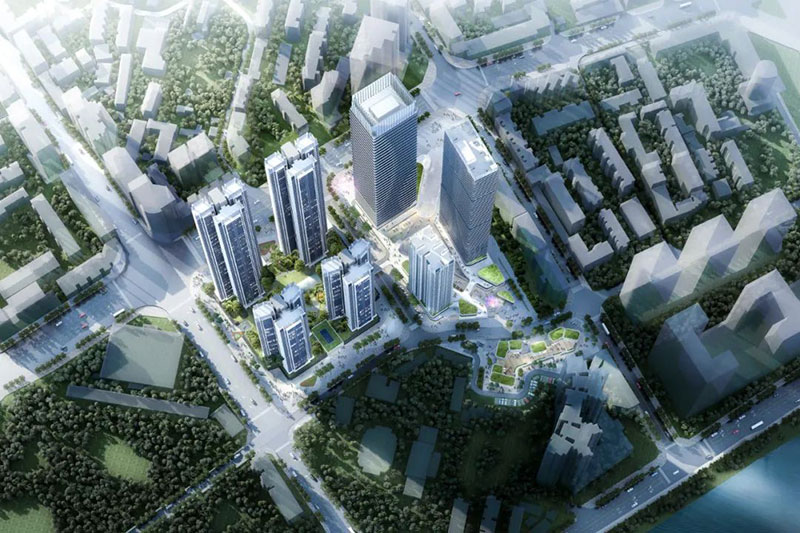 株洲市湘江大都会效果图