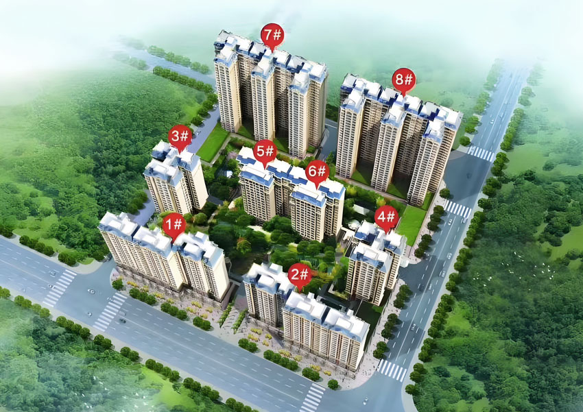 常宁市北城国际实景图